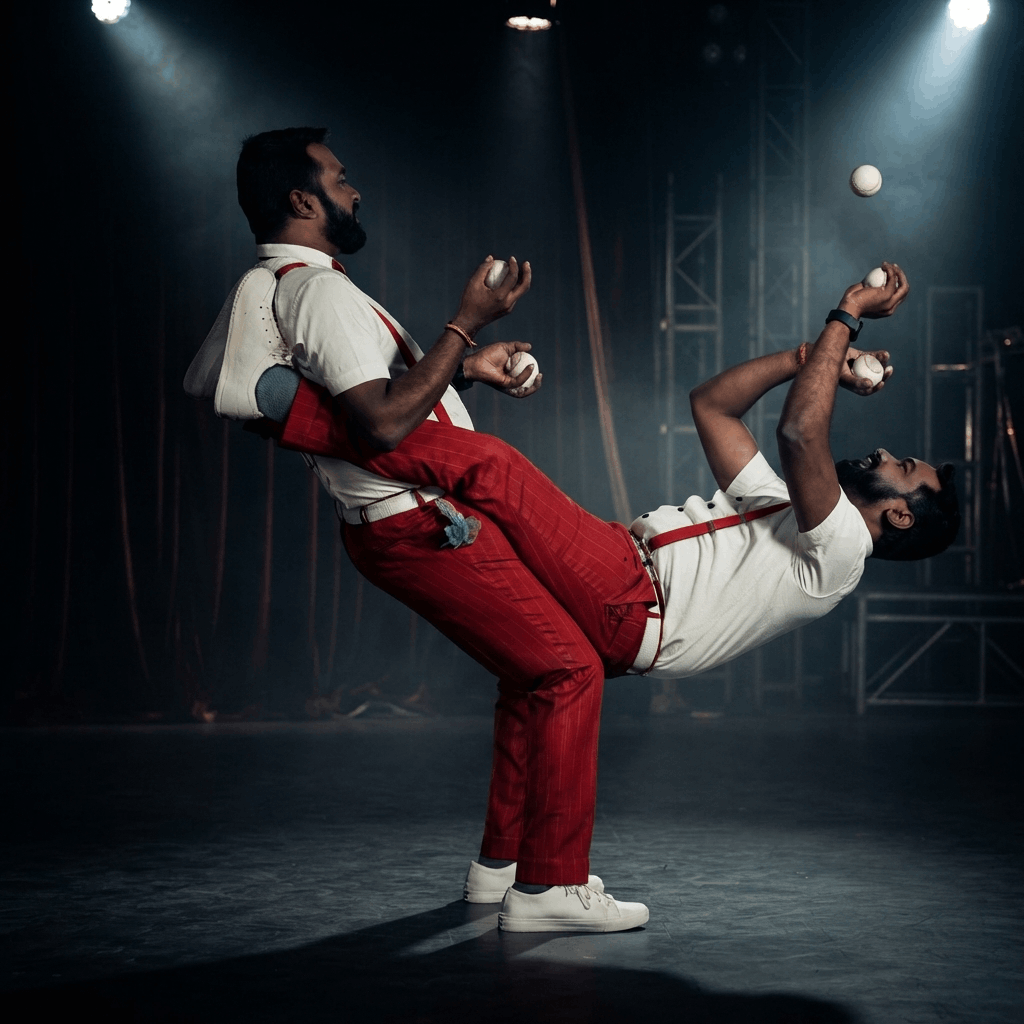 Twin Jugglers performance photograph 21