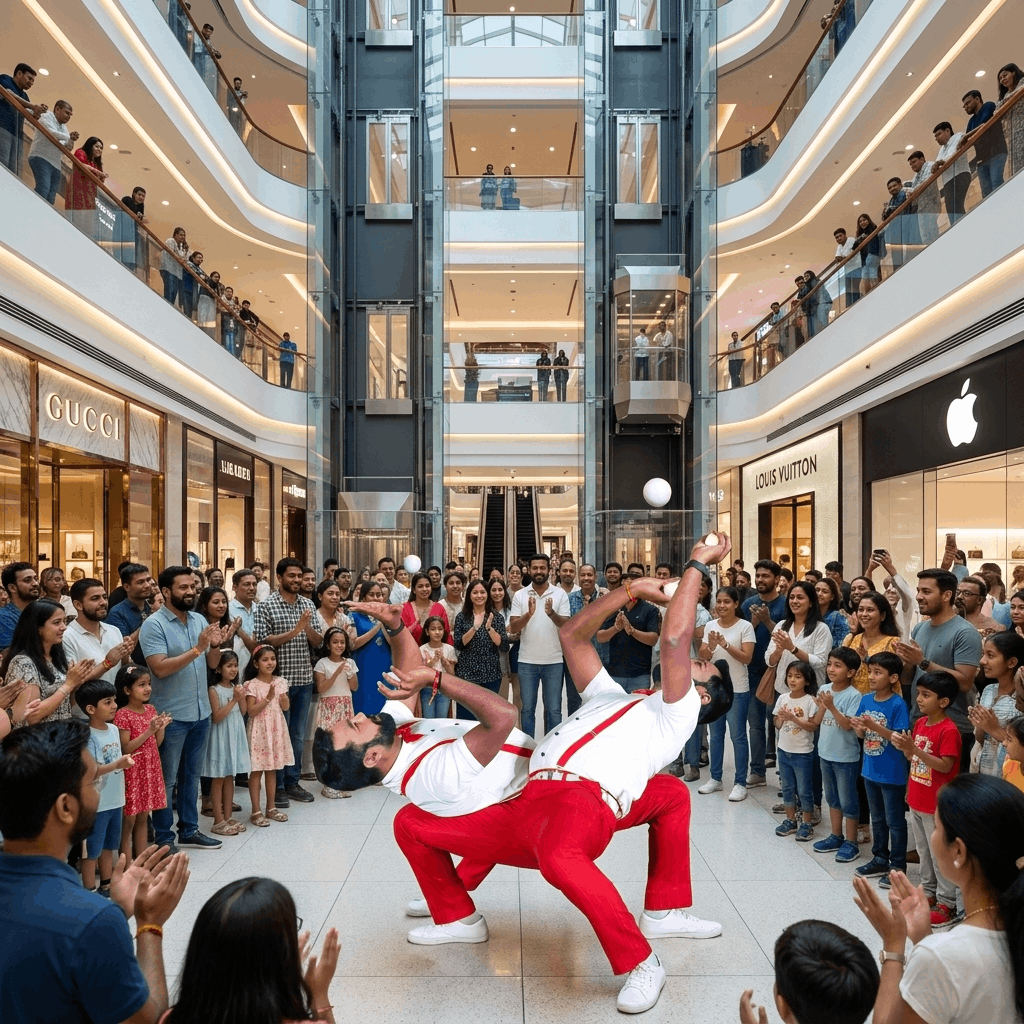 Twin Jugglers performance photograph 24