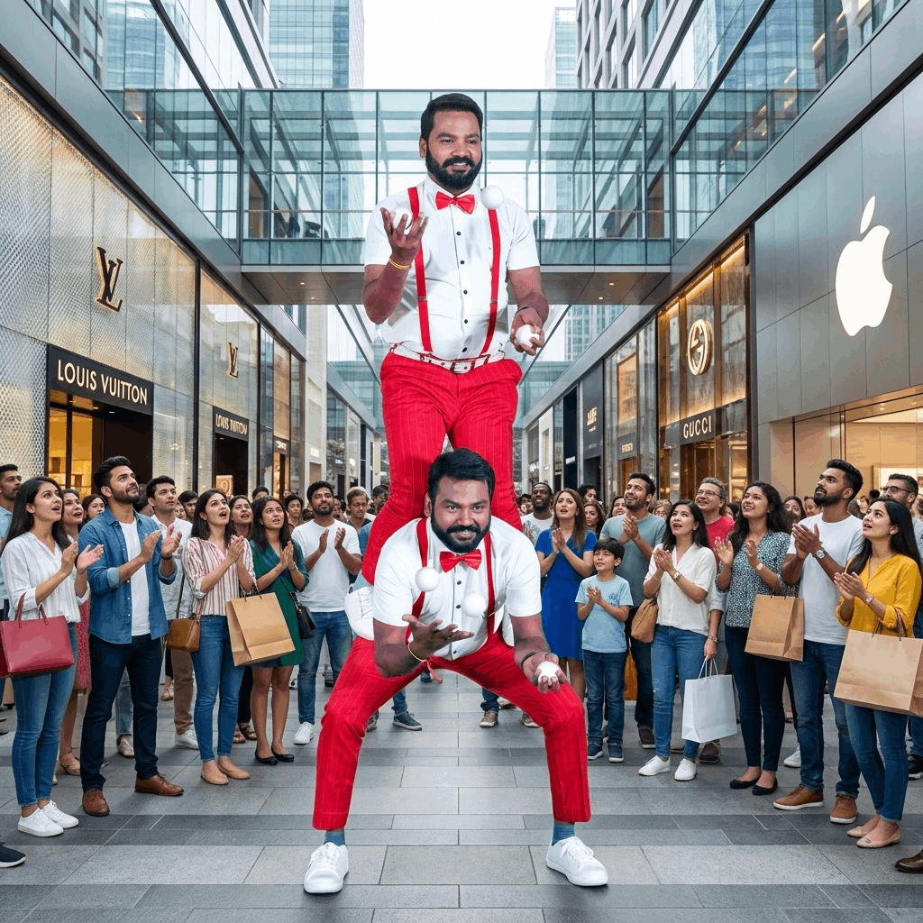 Twin Jugglers performance photograph 28